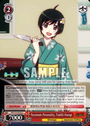 Passionate Personality, Tsukihi Araragi