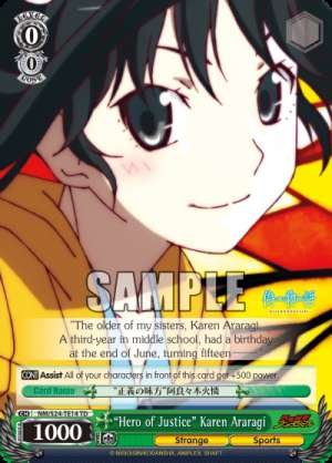 “Hero of Justice” Karen Araragi