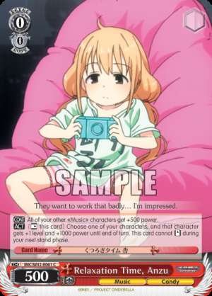 Relaxation Time, Anzu