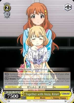 Together with Anzu, Kirari