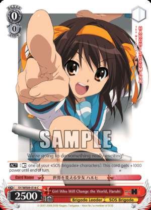 Girl Who Will Change the World, Haruhi