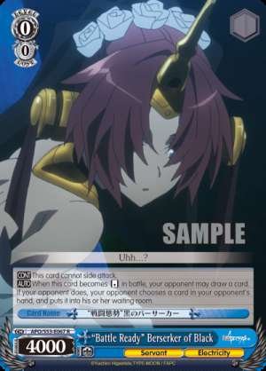 "Battle Ready" Berserker of Black