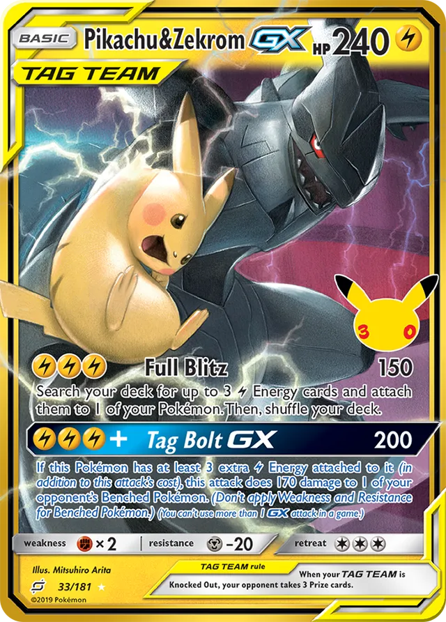 Pikachu & Zekrom-GX