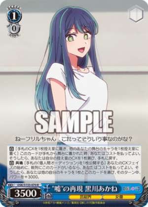 Recreating the "Lie" – Akane Kurokawa