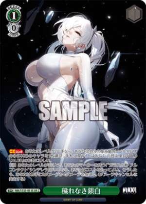 Pure, silvery white