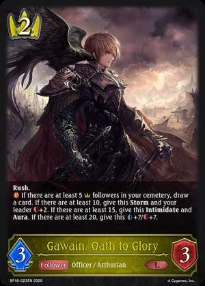 Gawain, Oath to Glory