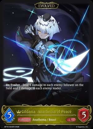 Gildaria, Anathema of Peace