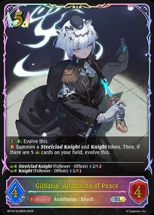 Gildaria, Anathema of Peace
