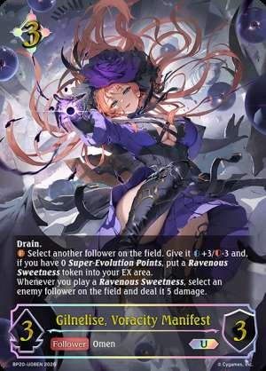 Gilnelise, Voracity Manifest