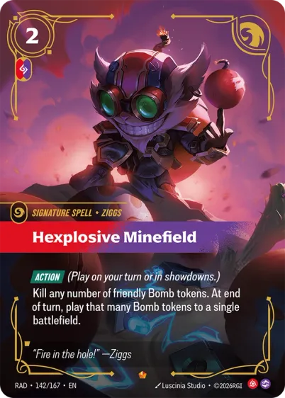 Hexplosive Minefield