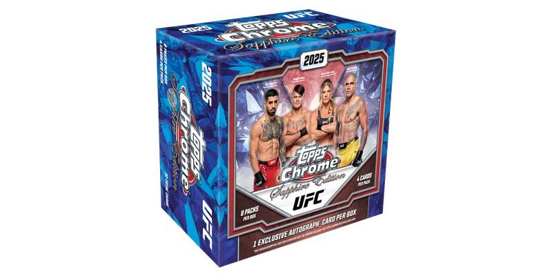 2025 Topps Chrome UFC Sapphire Edition