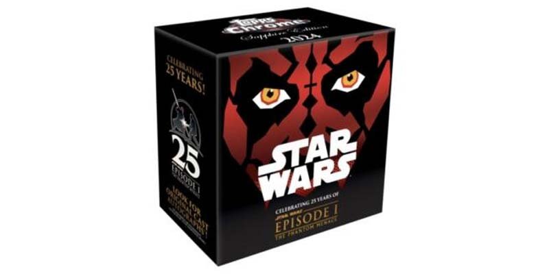 Chrome 2024 Star Wars The Phantom Menace Sapphire Edition