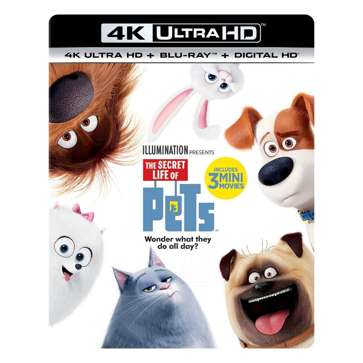 The Secret Life of Pets [2016] 4K Ultra HD + Blu-ray