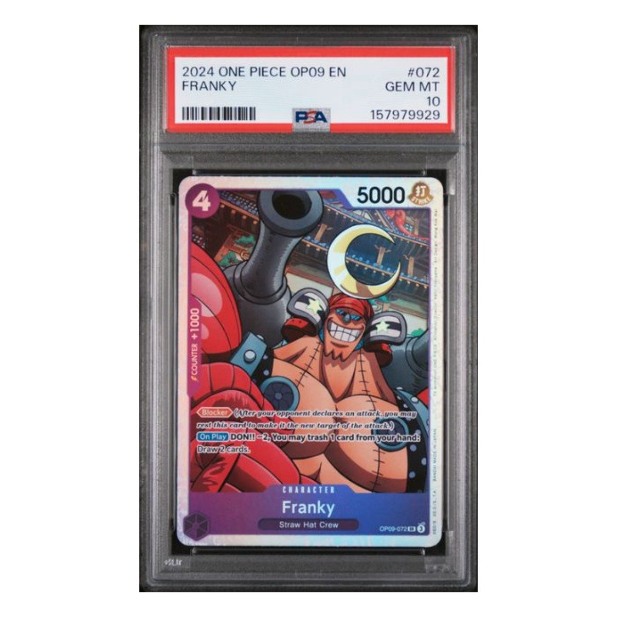 Franky SR OP09-072 PSA 10
