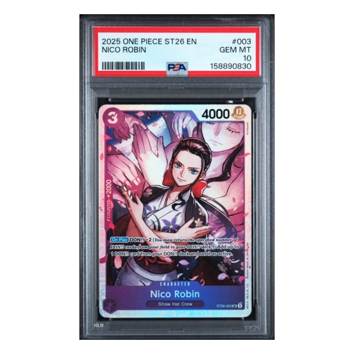 Nico Robin SR ST26-003 PSA 10