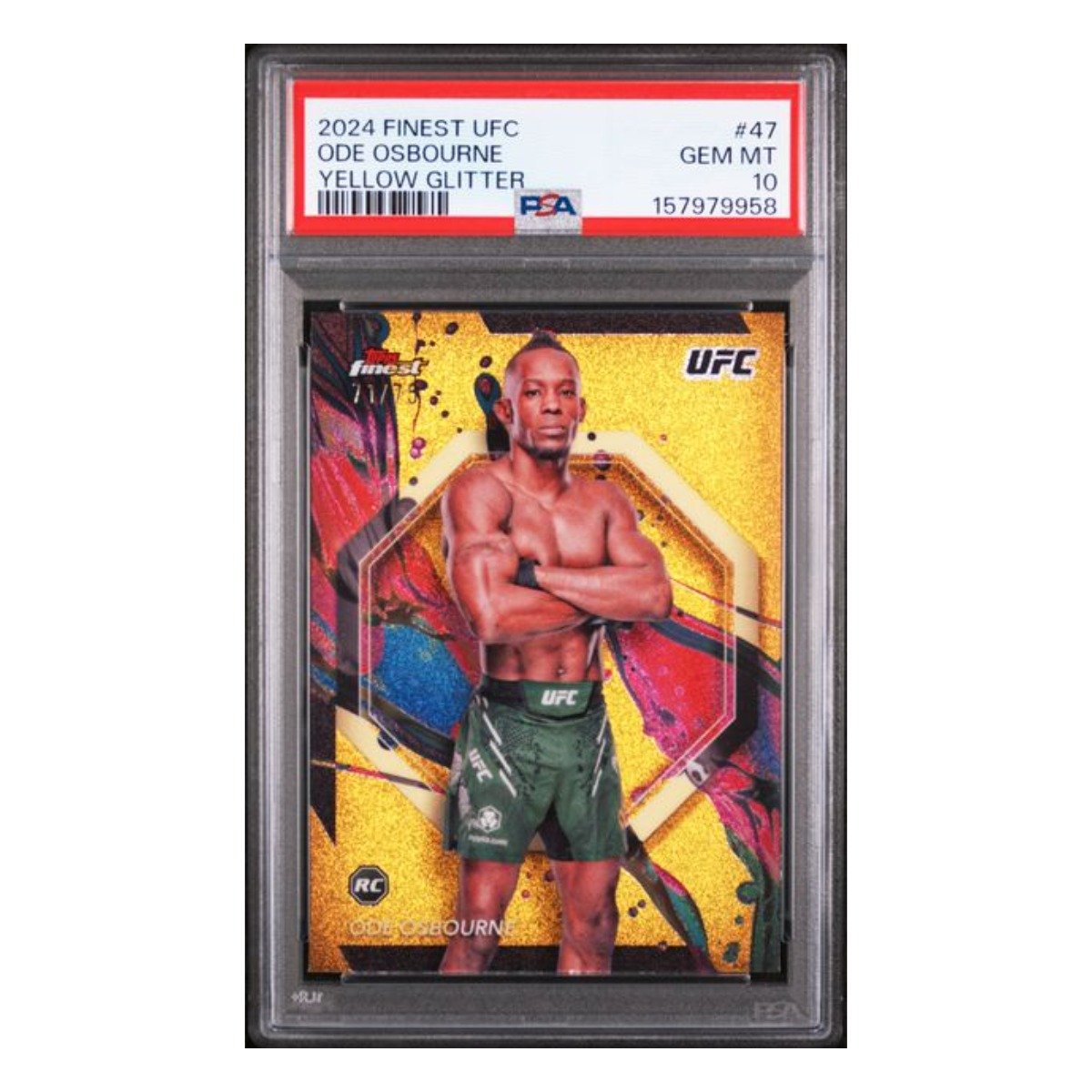 Ode Osbourne Base Yellow Glitter 47 /75 PSA 10