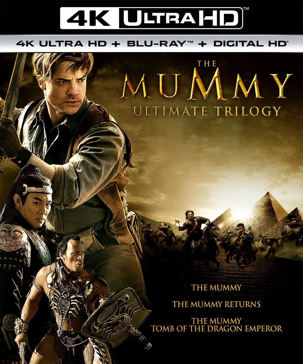 The Mummy Ultimate Trilogy [3-Film Collection] 4K Ultra HD + Blu-ray