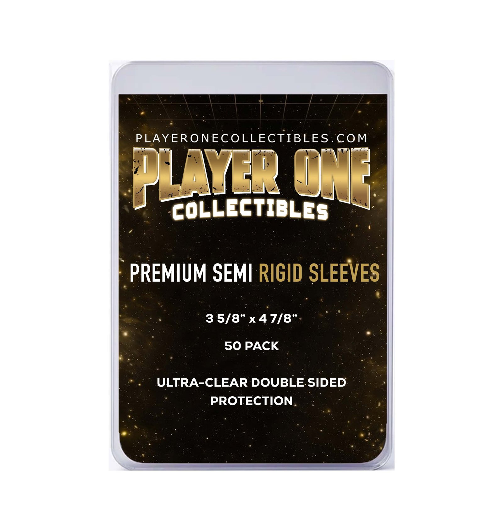 Professional Semi-Rigid Sleeves (50 Pack)