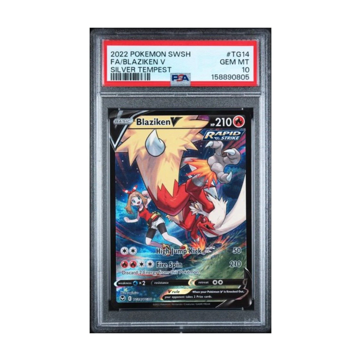 Blaziken V Trainer Gallery TG14/TG30 PSA 10