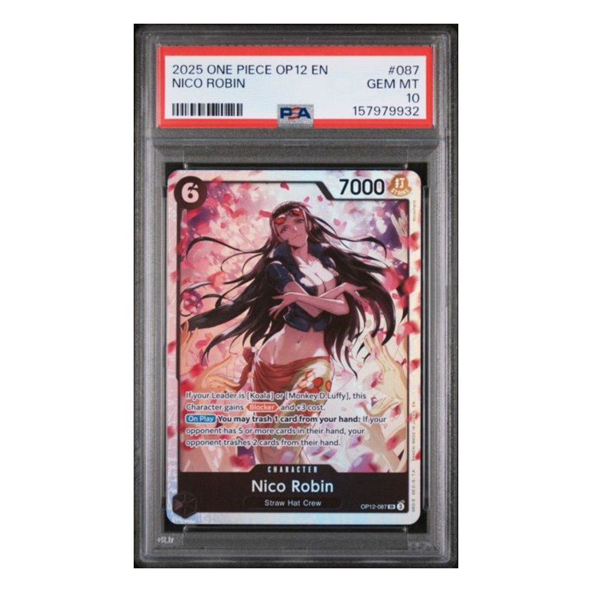 Nico Robin SR OP12-087 PSA 10
