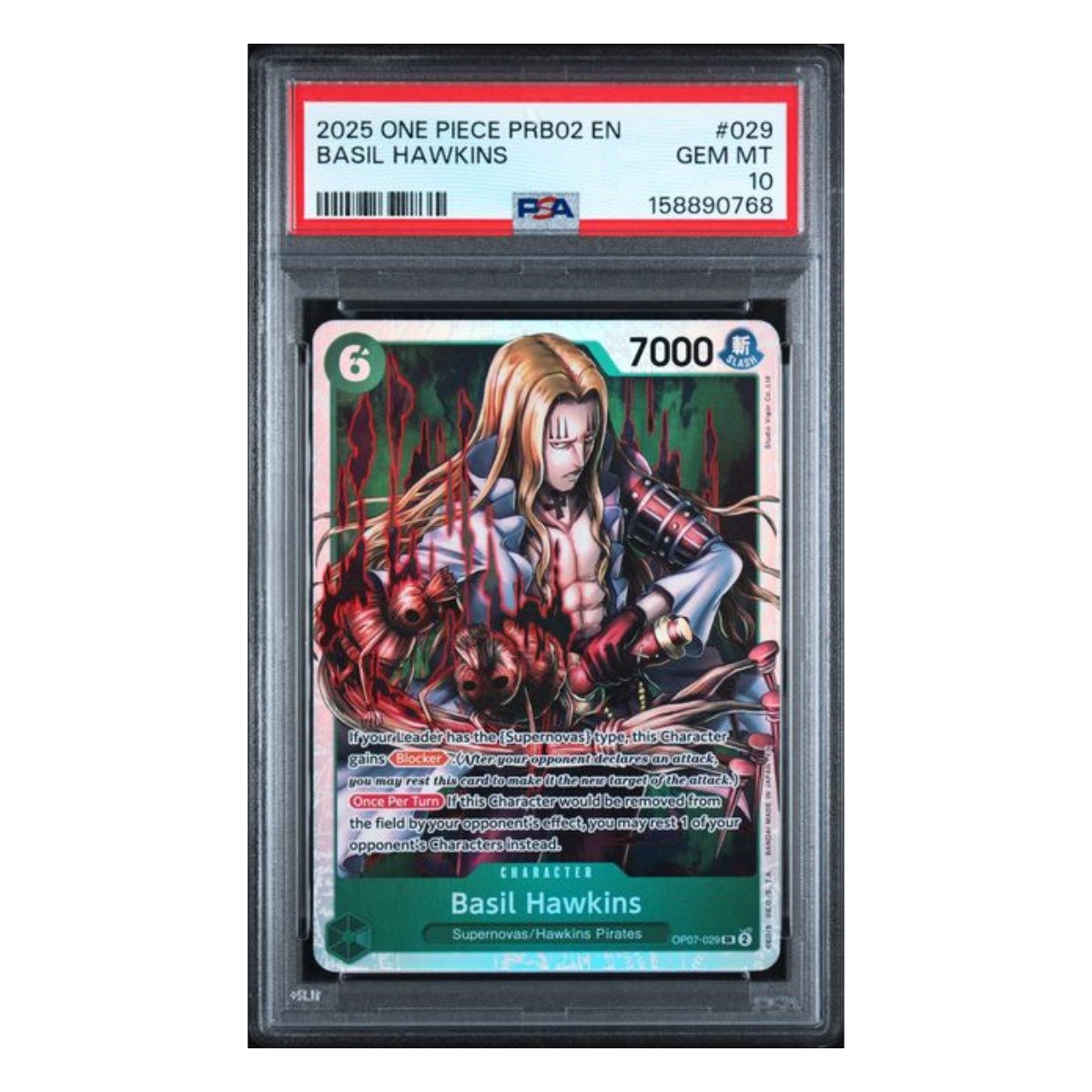 Basil Hawkins SR OP07-029 PSA 10
