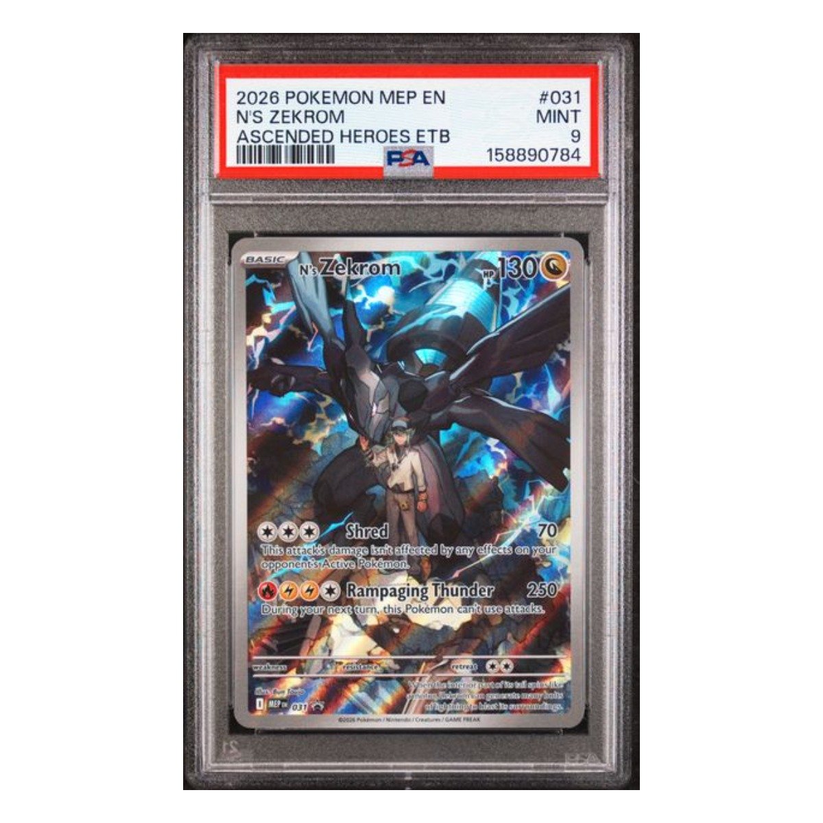 N's Zekrom Promo MEP 031 PSA 9