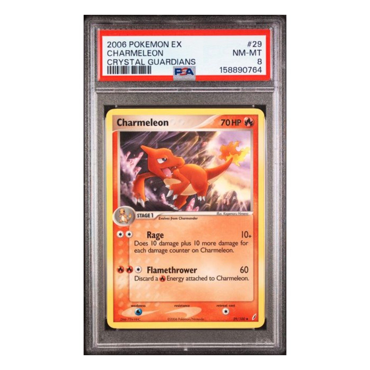 Charmeleon Uncommon 29/100 PSA 8