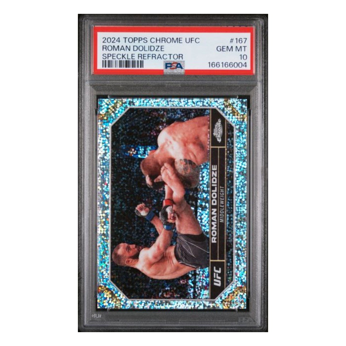 Roman Dolidze Base Speckle Refractor 167 /299 PSA 10