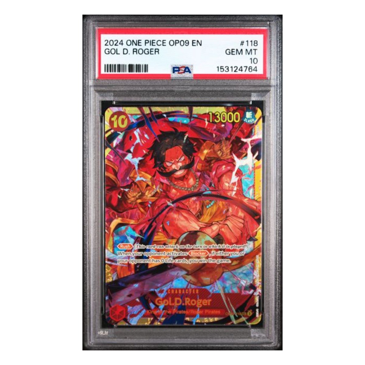 Gol D. Roger SEC OP09-118 PSA 10
