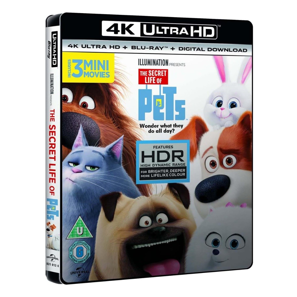 The Secret Life Of Pets [2016] 4K Ultra HD + Blu-ray