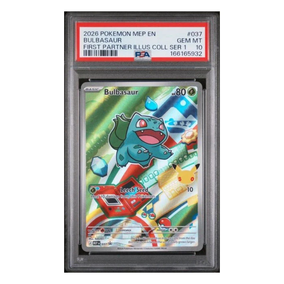 Bulbasaur Promo MEP 037 PSA 10