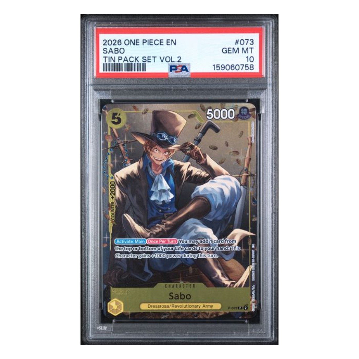 Sabo Promo P-073 PSA 10