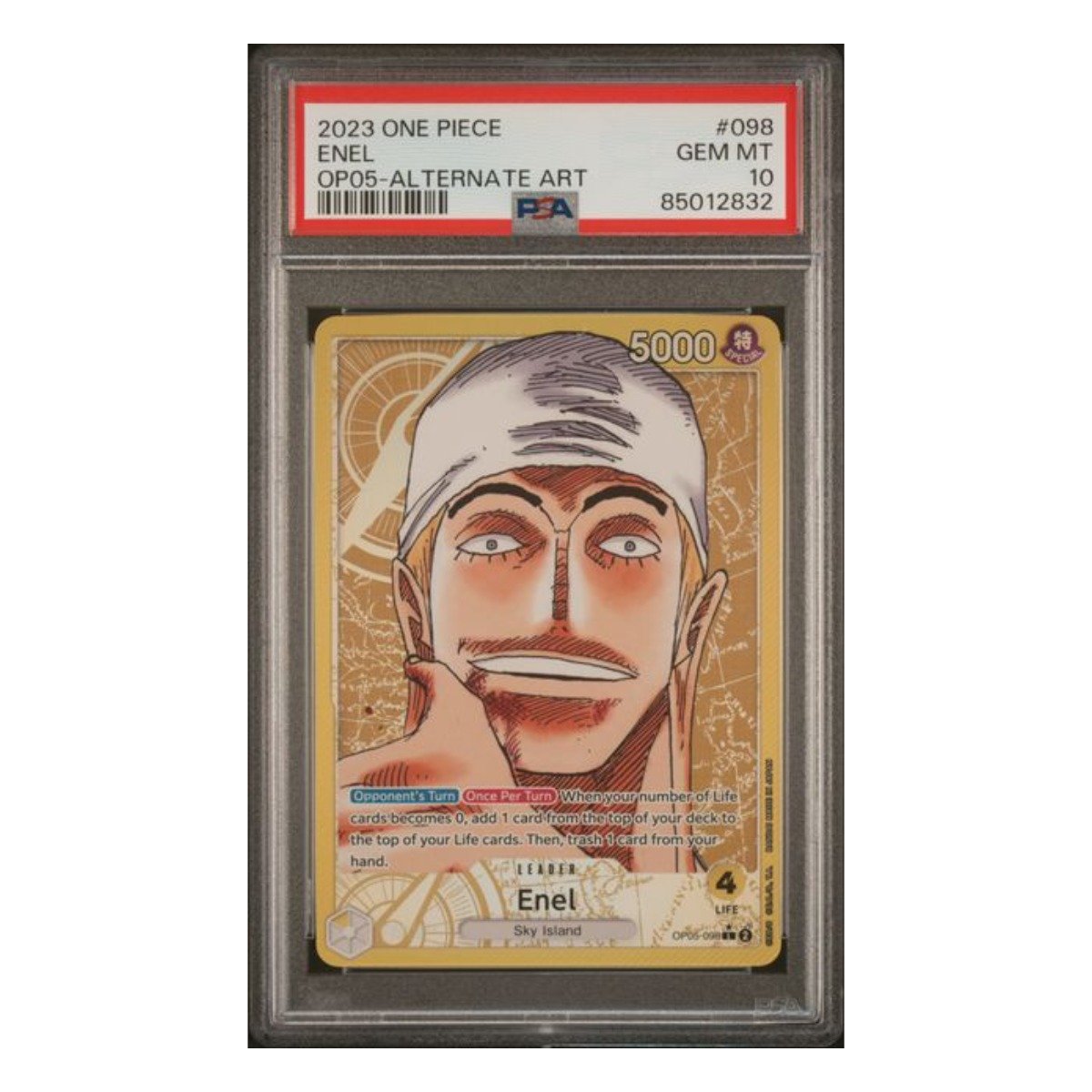 Enel Leader Alt Art OP05-098 PSA 10