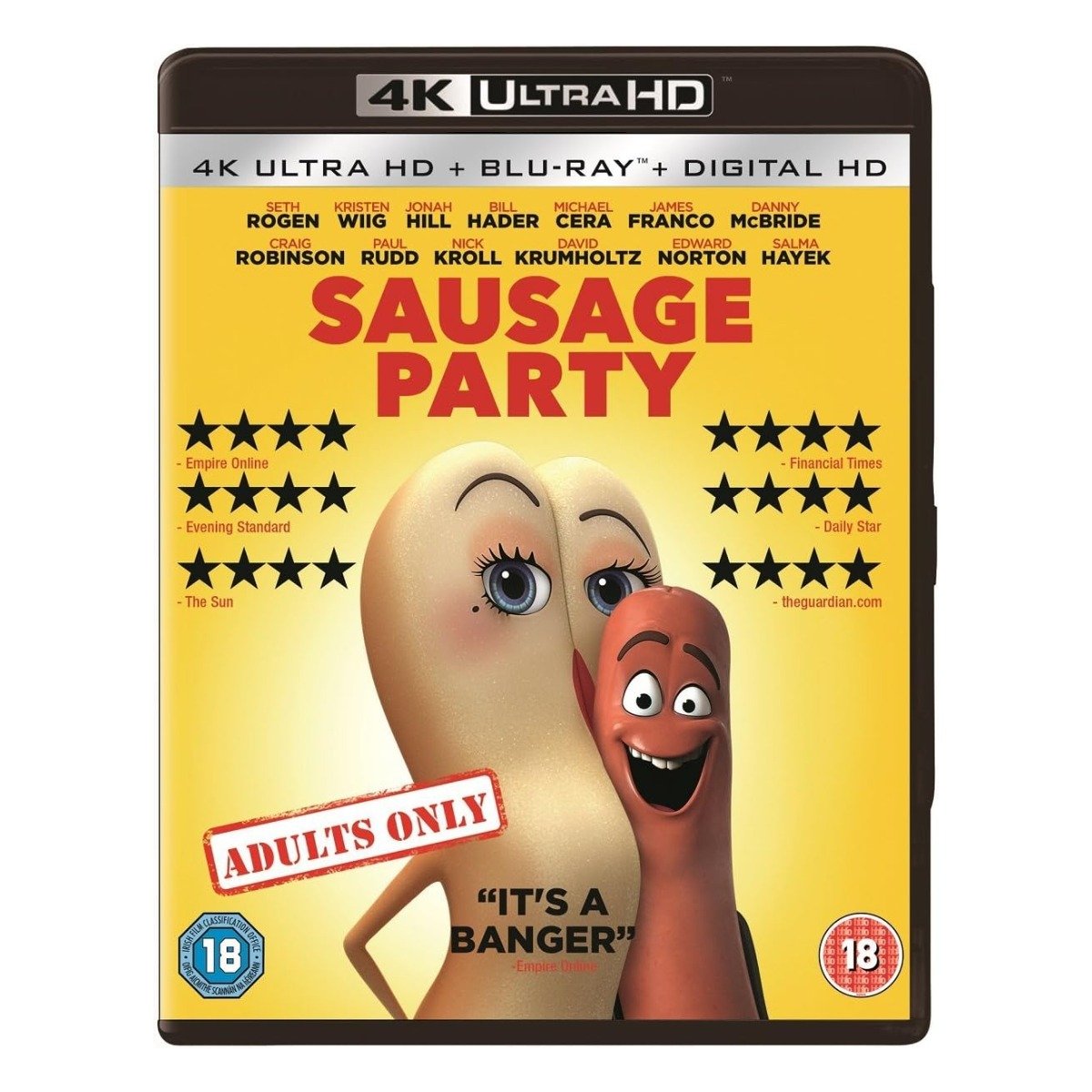 Sausage Party [2016] 4K Ultra HD + Blu-ray