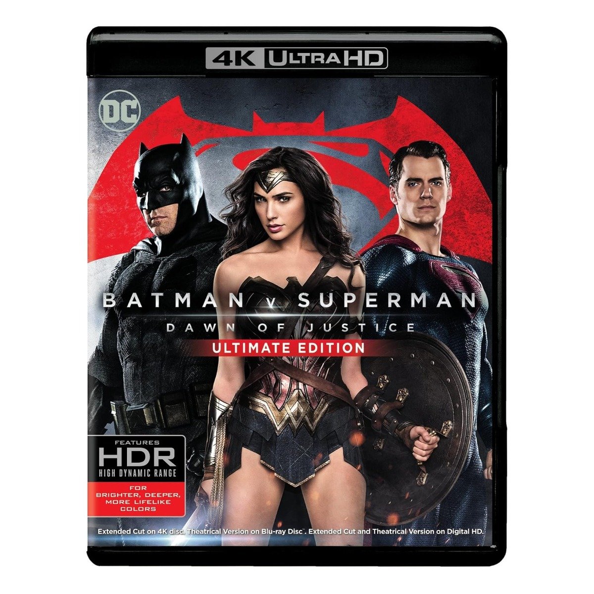 Batman v Superman: Dawn of Justice [2016] 4K Ultra HD + Blu-ray