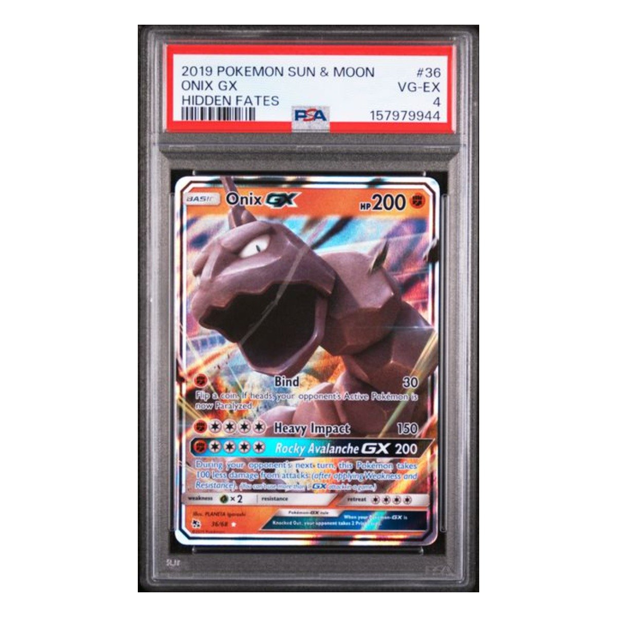 Onix GX Ultra Rare 36/68 PSA 4